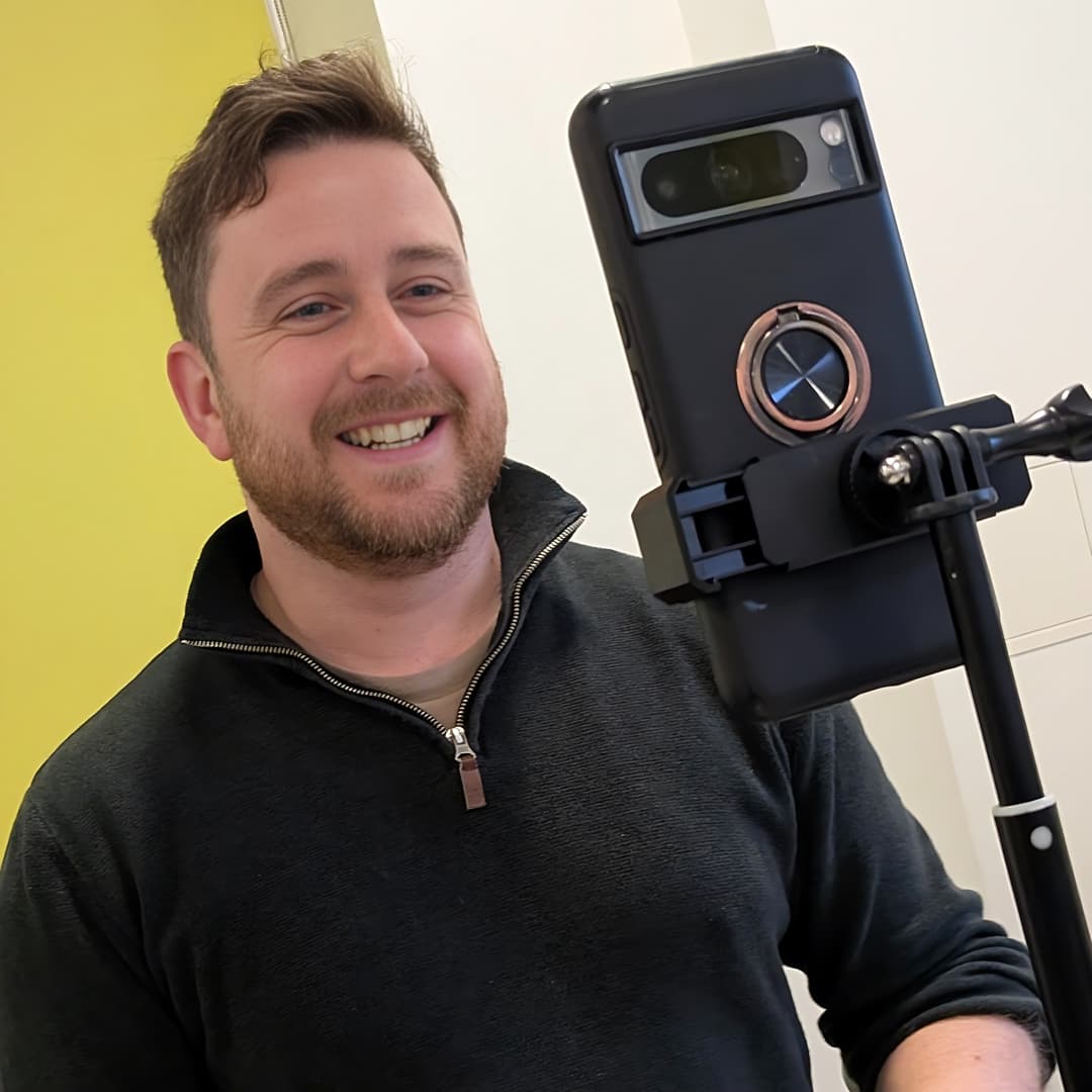 A participant in Dan Mason's training for Aberystwyth University, Wales